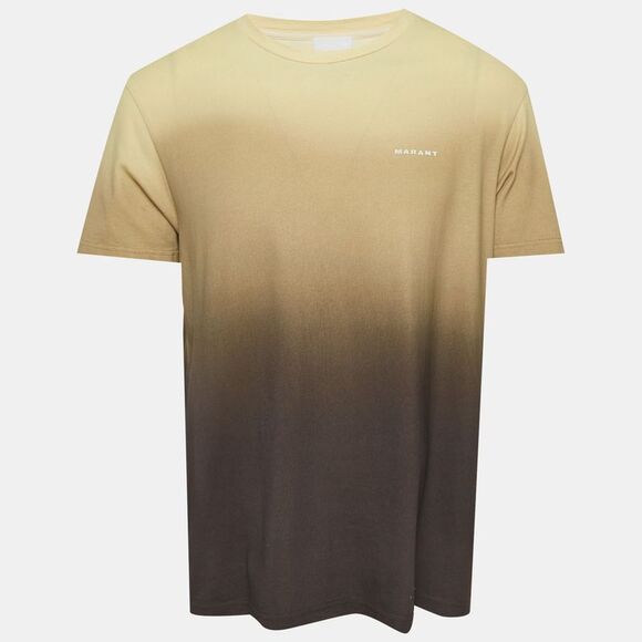 Isabel Marant Khaki Ombre Jersey T-Shirt S